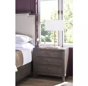 Montclair Cocoa 3 Drawer Nightstand with USB Charging