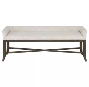 Montclair Yukon Sand Upholstered 56" Bench