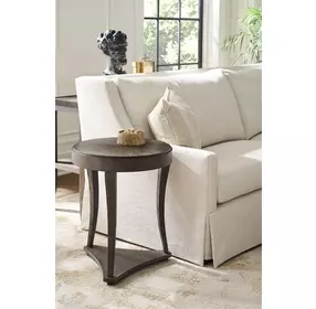 Montclair Cocoa Round Side Table