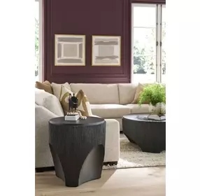 Montclair Cinder Round End Table
