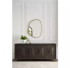 Ashford Cocoa 4 Door Embossed Credenza