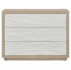Azure Dockside and White 3 Drawer Dresser