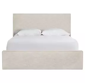 Azure Drift Yukon Sand Performance Fabric Queen Upholstered Panel Bedroom Set