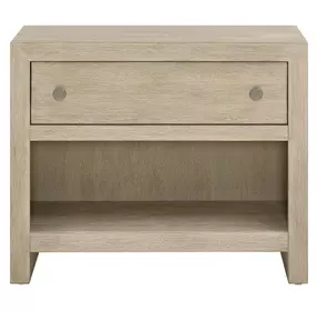 Oasis Dockside 1 Drawer Nightstand with USB Charging and LED