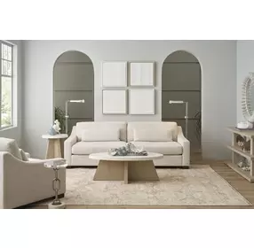 Oasis Dockside and Shoreline Concrete Top Oval Cocktail Table