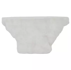Oasis White Concrete Free Form Cliffside Outdoor Console Table