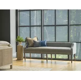 Azure Travertine Stone Round Accent Table