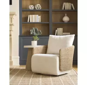 Oasis Dockside and Shoreline Concrete Top Round Accent Table