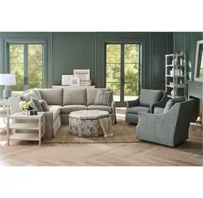 Oakmere Taupe Rectangular End Table