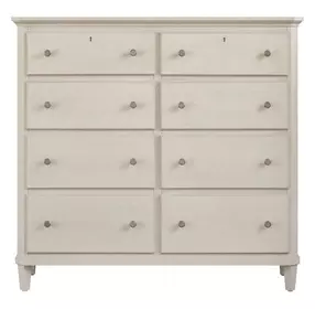 Oakmere Taupe 8 Drawer Chest