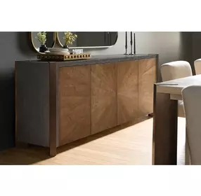 Evermont Veil and Mist 4 Door Credenza