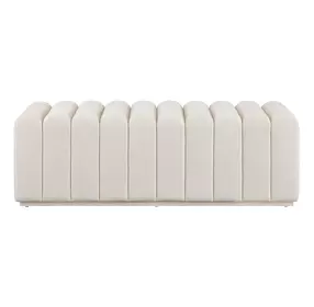 Evermont Beige Upholstered Strata Bed Bench