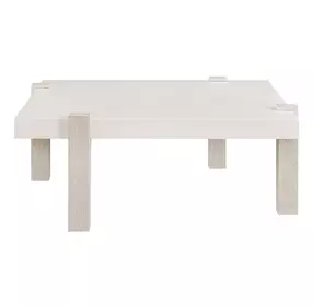 Evermont Mist and White Quartz Stone Top Occasional Table Set