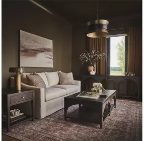 Realm Brown Rectangular Console Table