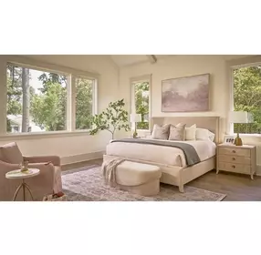 Elegance Brown 3 Drawer Nightstand with USB Charging