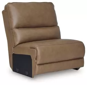 Silverbrooke Caramel Leather Armless Chair