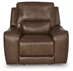 Silverbrooke Canyon Leather Zero Gravity Power Recliner with USB Charging