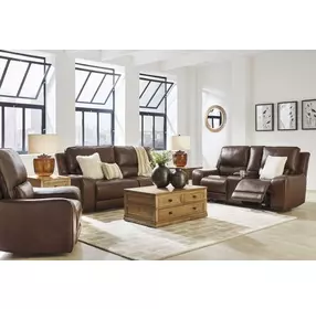 Silverbrooke Canyon Leather Zero Gravity Power Recliner with USB Charging