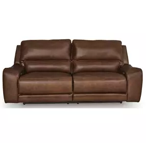 Silverbrooke Canyon Leather 2 Piece Modular 94" Reclining Loveseat with USB Charging