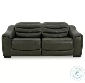 Center Line Dark Gray Modular Power Reclining Loveseat