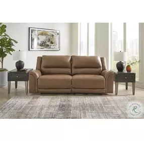 Trasimeno Caramel Power Reclining Sofa