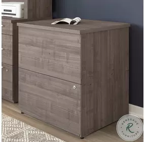 Logan Medium Gray Maple 28" 2 Drawer Lateral File Cabinet