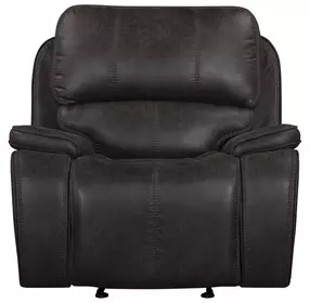 Brookings Charcoal Glider Recliner