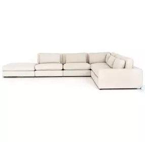 Bloor Essence Natural 5 Piece Sectional With Ottoman