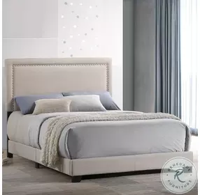 Zion Fog Full Upholstered Panel Bed