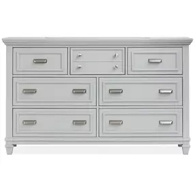Harborwick Harbor Gray 7 Drawer Dresser