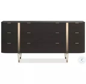 Love At First Sight Dark Chocolate 9 Drawer Dresser