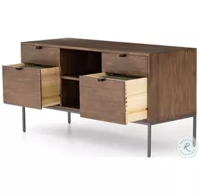 Trey Auburn Poplar Modular Filing Credenza