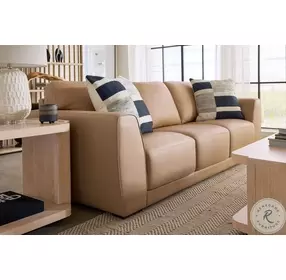 Keys Verona Biscotti Leather Living Room Set