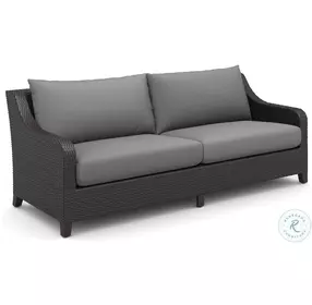 Skye Gray Performance Fabric 2 Piece Outdoor Conversation Set