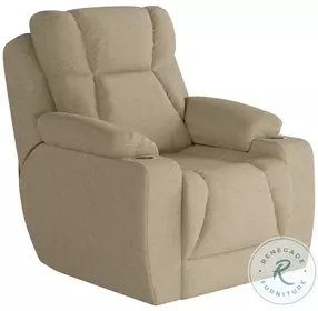 Challenger Glam Squad Sand Power Headrest Wall Hugger Big Mans Recliner