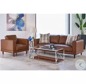 Hanson Fiero Tan Leather Chair