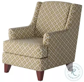 Owen Straw Wingback Accent Chair