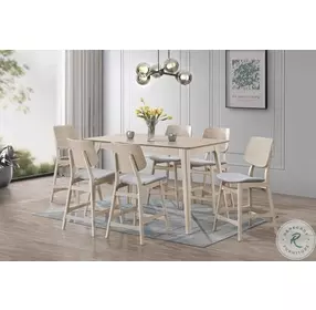 Oscar White Ash Counter Height Dining Table