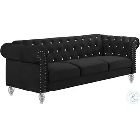 Emma Black Living Room Set