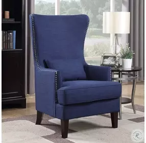 Kegan Blue Heirloom Accent Chair