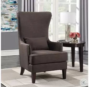 Kegan Chocolate Heirloom Accent Chair