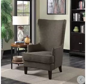 Kegan Charcoal Heirloom Accent Chair