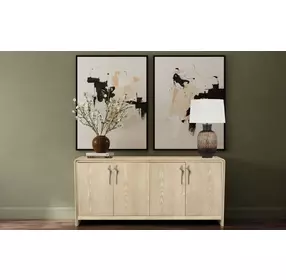 Trifecta Driftwood Cerused Oak 4 Door Server