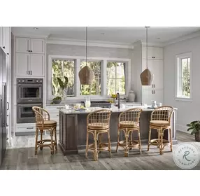 Escapade Natural Rattan Counter Height Stool