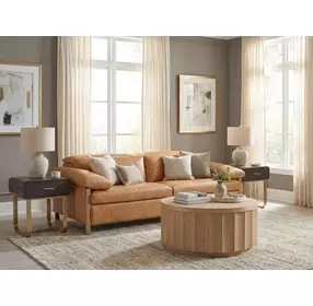 Jericho Brown 89" Power Reclining Sofa with USB Charging