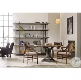 Studio 7H Light Wood Cinch Round Dining Table