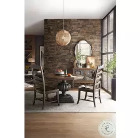 Twin Sisters Anthracite Black Twin Sisters Ladder Back Side Chair Set Of 2