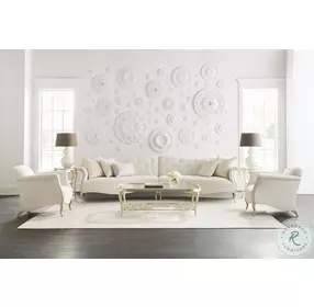 Wild Flower Oracle Silver Leaf End Table