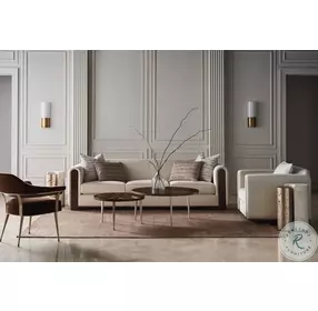 Dimitri Caracole Upholstery Eggshell Sofa