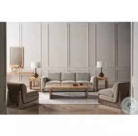 Burlesque Mappa Burl And Brazen Bronze Leaf Cocktail Table